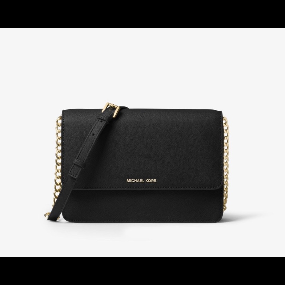 Michael Kors Daniela large crossbody in black